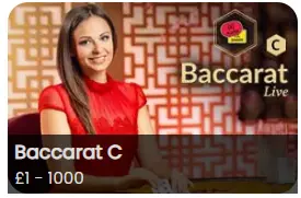 Baccarat C at MrPlay Live Casino