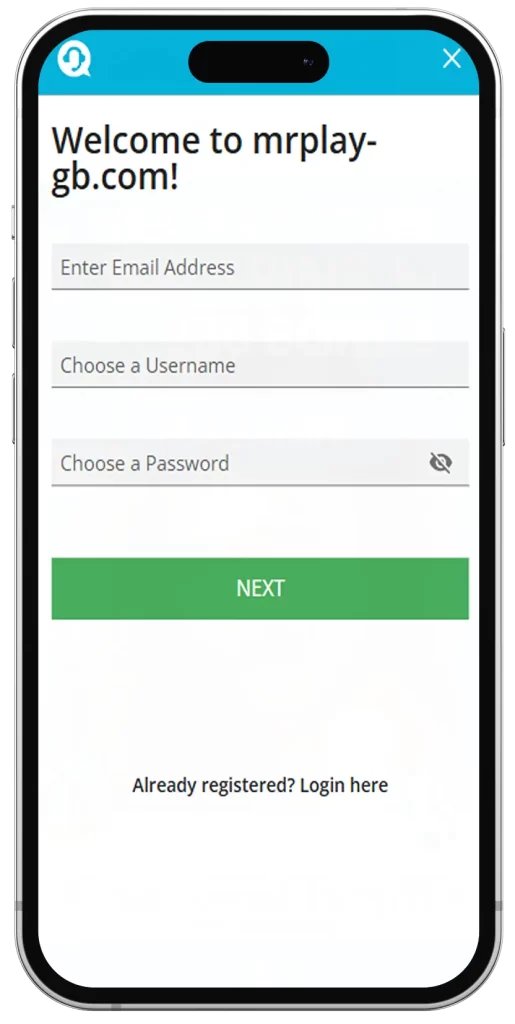 Registration on Smartphone
